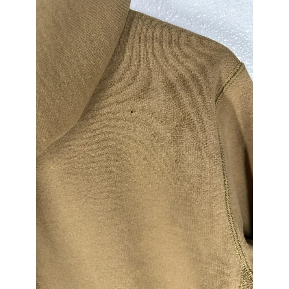 The North Face Hoodie Mens Small Brown Tan Pullover Fleece‎ Kangaroo Pocket